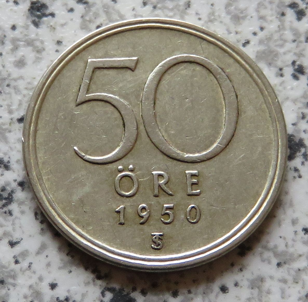  Schweden 50 Öre 1950   
