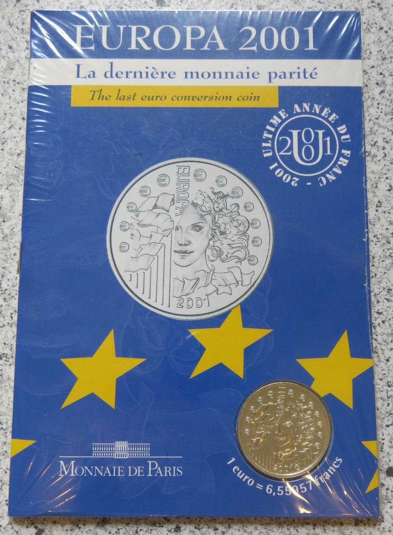  Frankreich 6,55957 Francs 2001   
