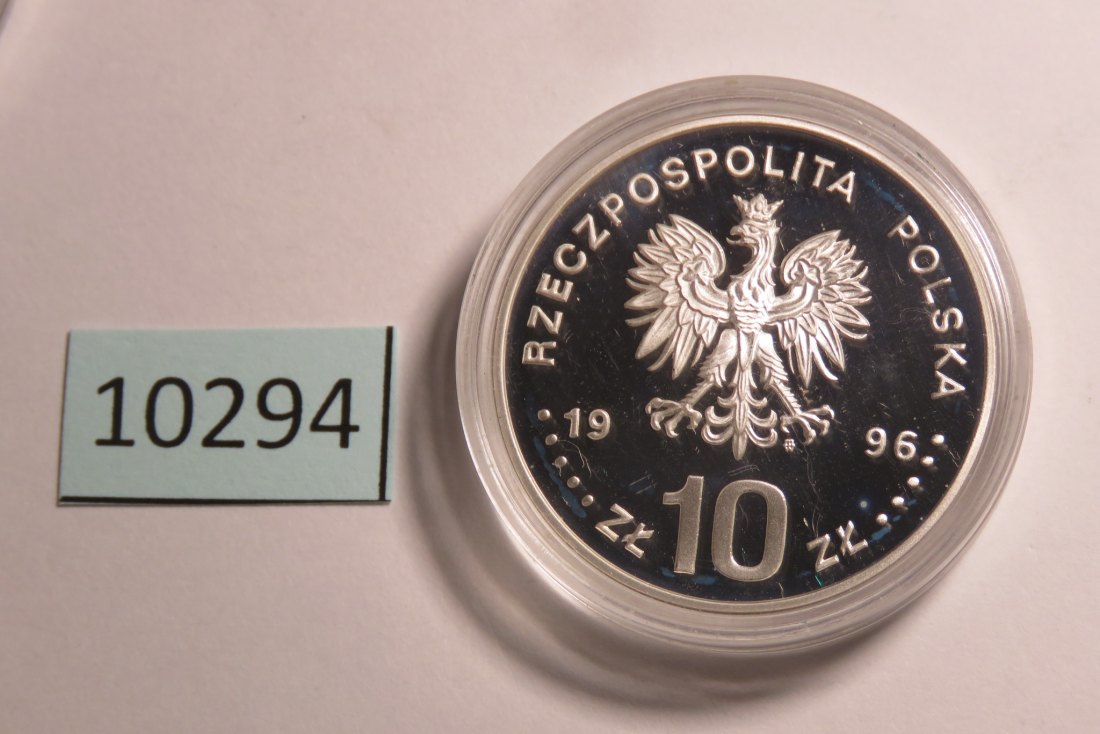  10294 Polen 1996 - 10 zt -  Mikolayczyk - SILBER   