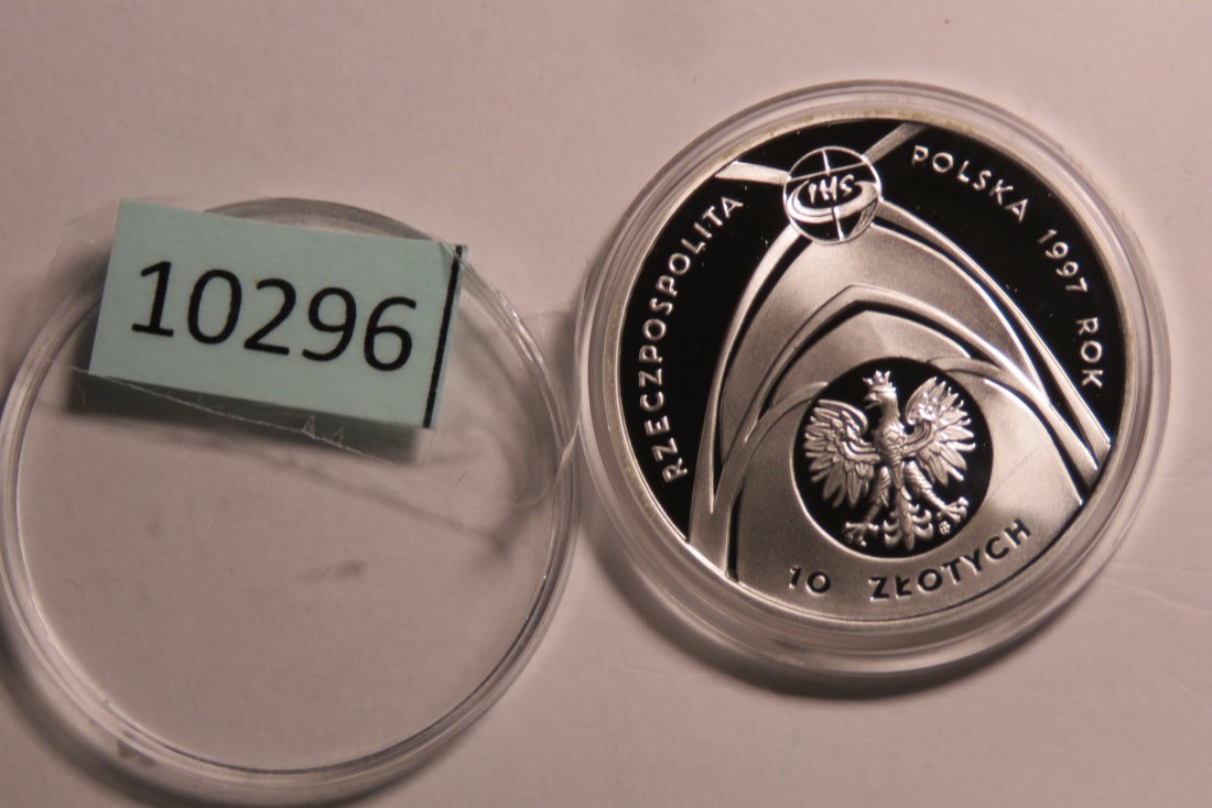  10296 Polen 1997 - 10 zt - Papst Joh. Paul II - SILBER   