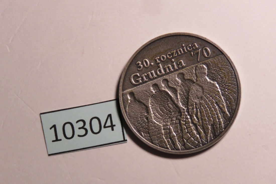 10304 Polen 2000 - 10 zt - 30 Jahre Grudnia - SILBER