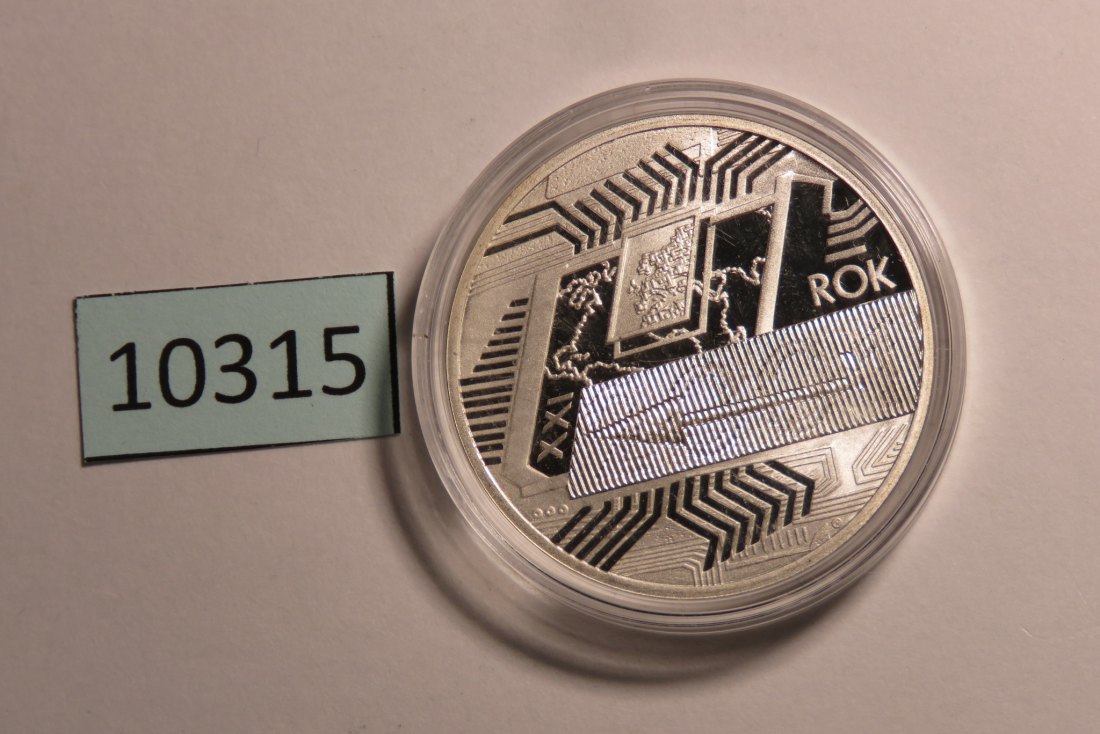  10315 Polen 2001 - 10 zt - Jahr 2001 - SILBER   