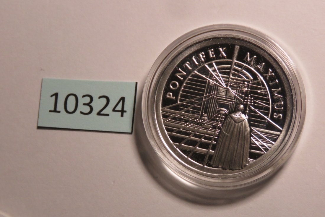  10324 Polen 2002 - 10 zt - Papst Joh. Paul II - SILBER   