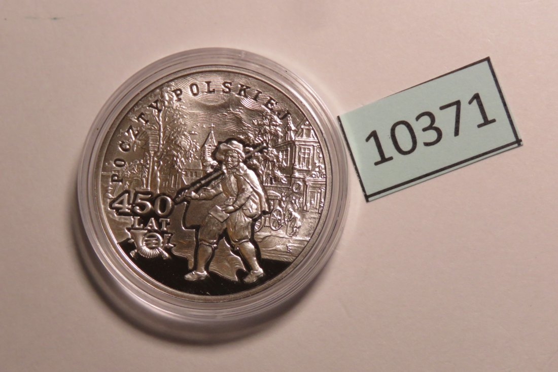  10371 Polen 2008 - 10 zt - Briefmarke - SILBER mit Hologramm   