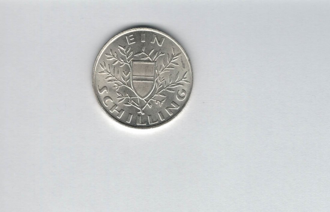  1 Schilling 1924 3,84g fein Ag 1. Rep Österreich Spittalgold9800 (4908   