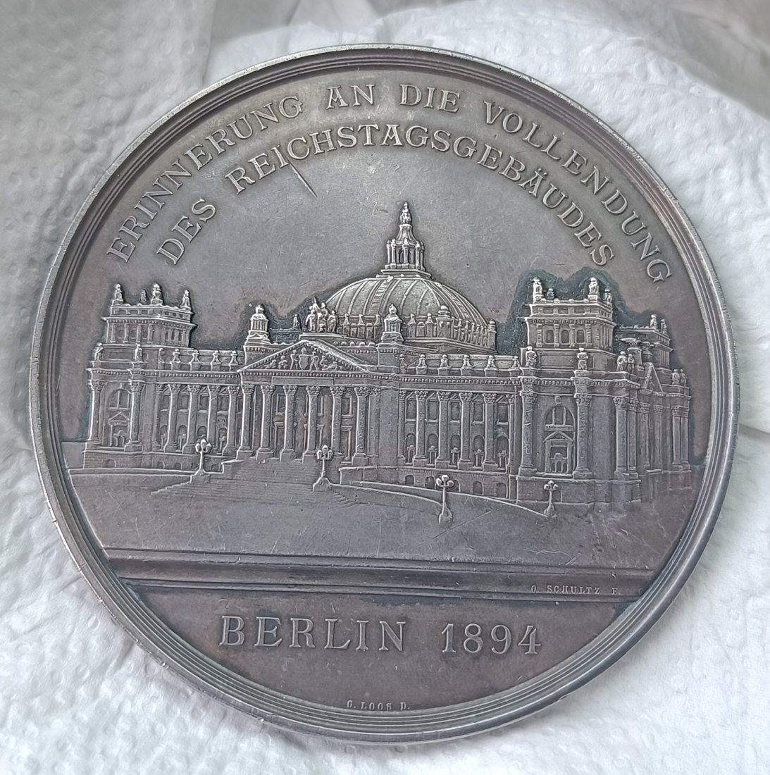  BRANDENBURG-PREUSSEN  PREUSSEN, KÖNIGREICH – 1894 Silbermedaille   
