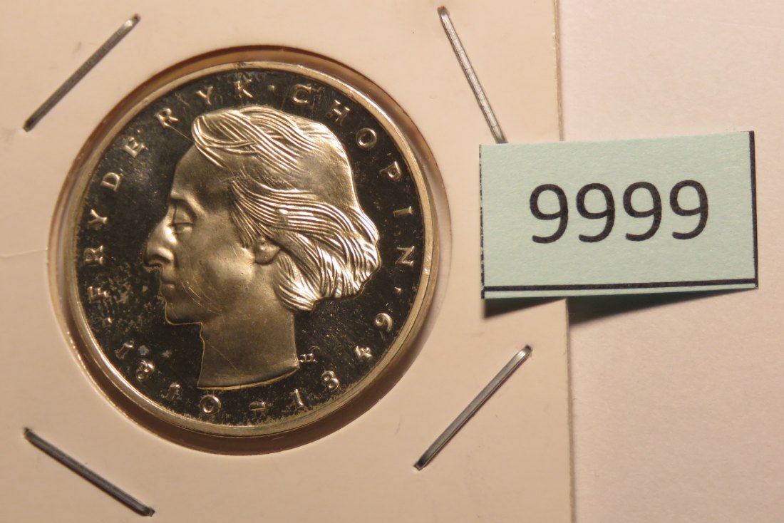  9999 Polen 1972 - 50 zt - Chopin - SILBER   