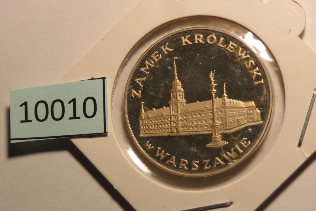 10010 Polen 1975 - 100 zt - Königsschloß Warschau - SILBER