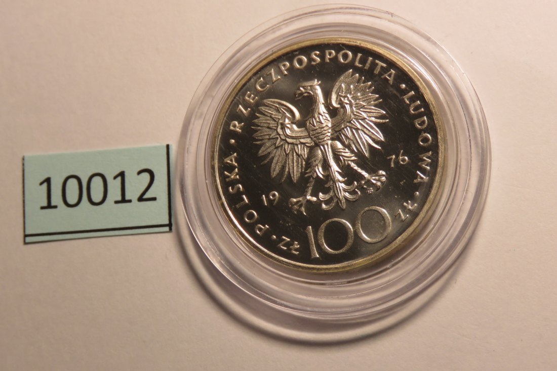  10012 Polen 1976 - 100 zt - Pulaszki - SILBER   
