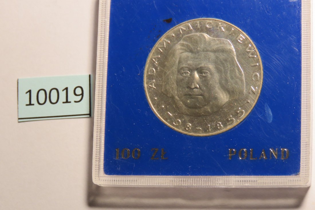  10019 Polen 1978 - 100 zt - Mickiewicz - SILBER   