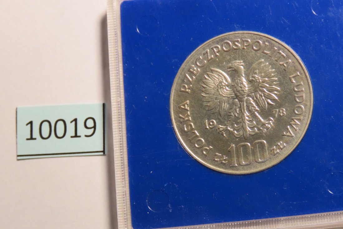  10019 Polen 1978 - 100 zt - Mickiewicz - SILBER   
