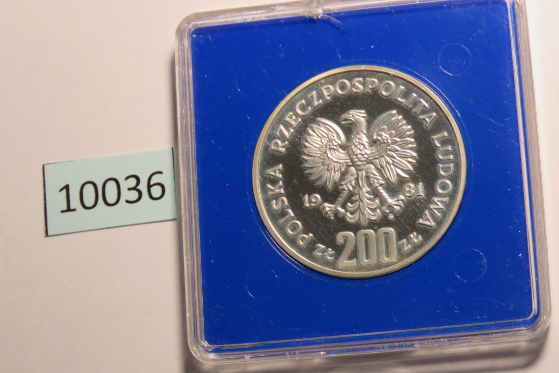  10036 Polen 1981 - 200 zt - Wladislaw I. Herman - SILBER   
