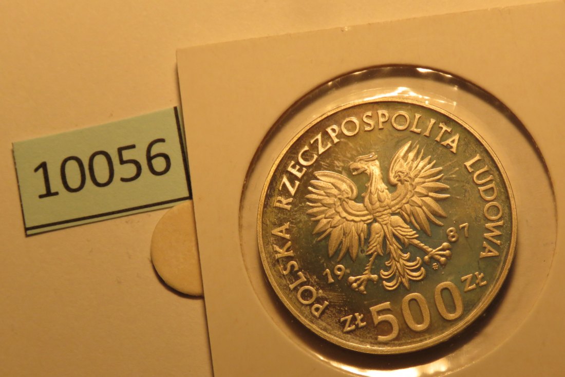  100056 Polen 1987 - 500 zt - Kasimir III. Wielki - SILBER   