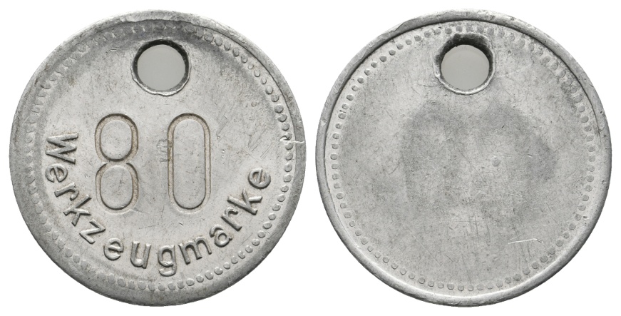  Marke; 80 Werkzeugmarke; gelocht   