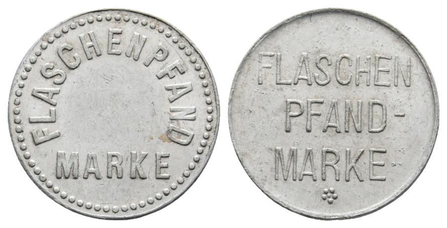  Marke; Flaschenpfand Marke   