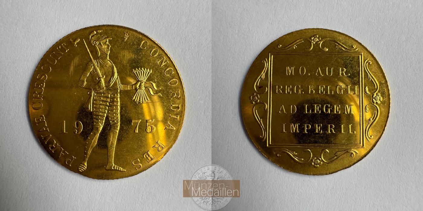  Niederlande 1 Ducat (Trade Coinage) 1975 (1960-1985) MM-Frankfurt KM# 190.1 Feingold: 3,44g   