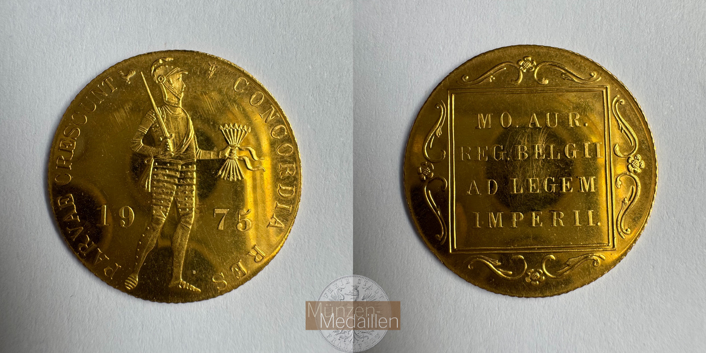  Niederlande 1 Ducat (Trade Coinage) 1975 (1960-1985) MM-Frankfurt KM# 190.1 Feingold: 3,44g   