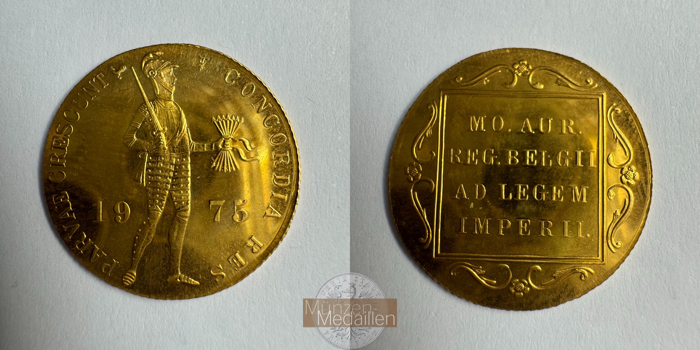  Niederlande 1 Ducat (Trade Coinage) 1975 (1960-1985) MM-Frankfurt KM# 190.1 Feingold: 3,44g   