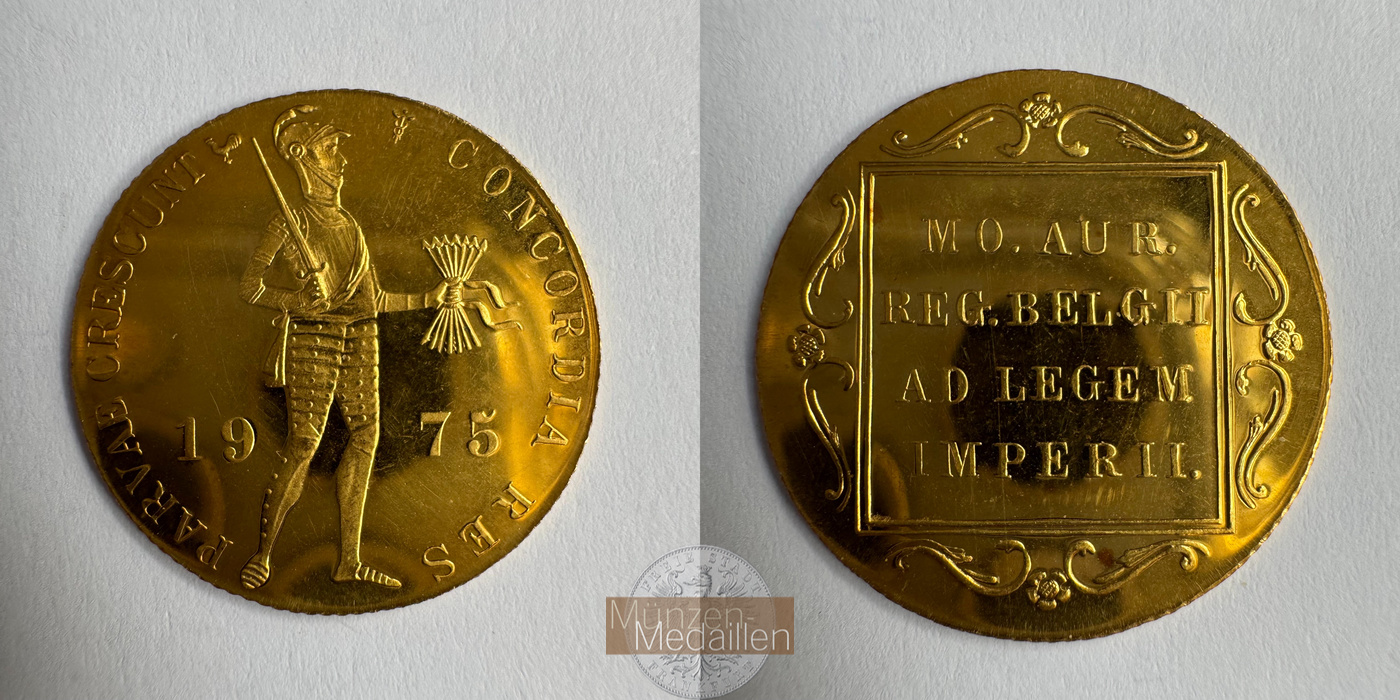  Niederlande 1 Ducat (Trade Coinage) 1975 (1960-1985) MM-Frankfurt KM# 190.1 Feingold: 3,44g   