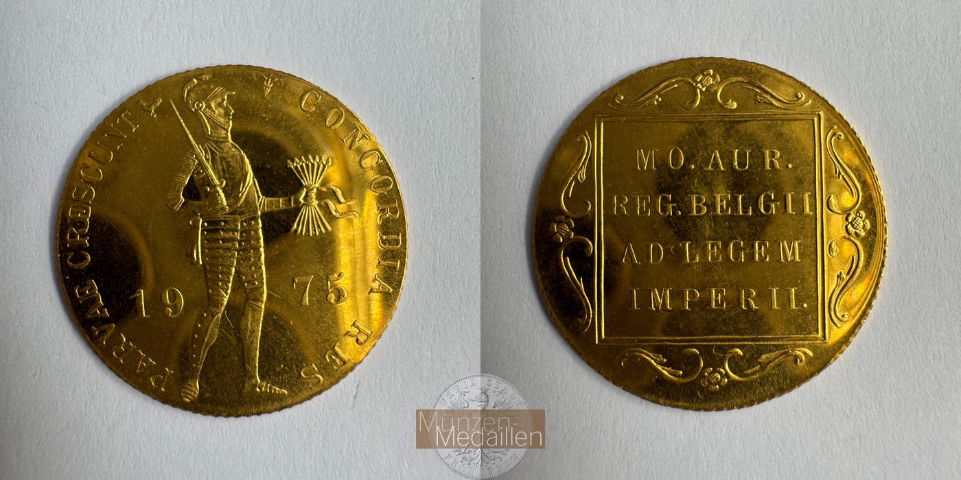  Niederlande 1 Ducat (Trade Coinage) 1975 (1960-1985) MM-Frankfurt KM# 190.1 Feingold: 3,44g   