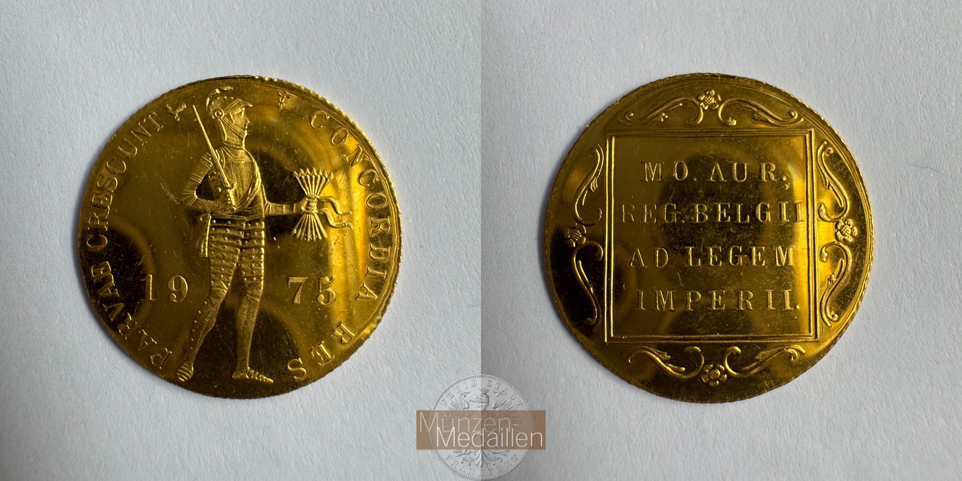  Niederlande 1 Ducat (Trade Coinage) 1975 (1960-1985) MM-Frankfurt KM# 190.1 Feingold: 3,44g   