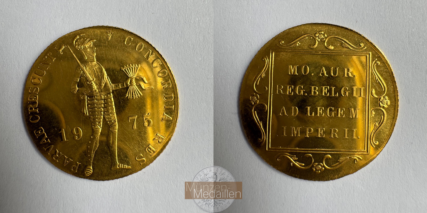  Niederlande 1 Ducat (Trade Coinage) 1975 (1960-1985) MM-Frankfurt KM# 190.1 Feingold: 3,44g   