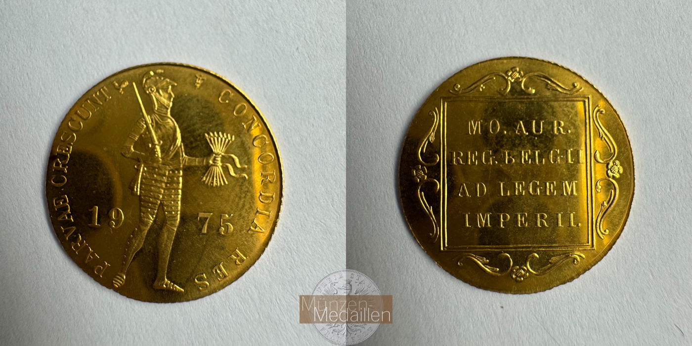  Niederlande 1 Ducat (Trade Coinage) 1975 (1960-1985) MM-Frankfurt KM# 190.1 Feingold: 3,44g   