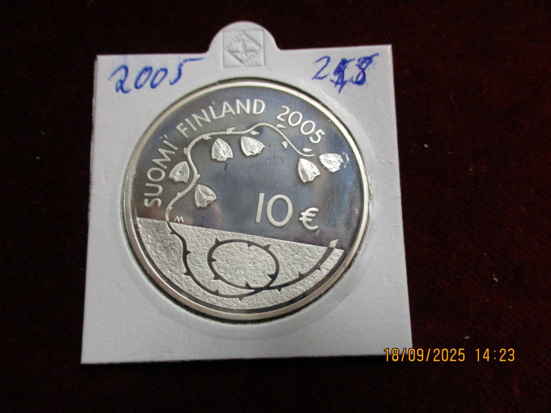  Finnland 2005 - 925er Silber Gewicht: 25,5g   