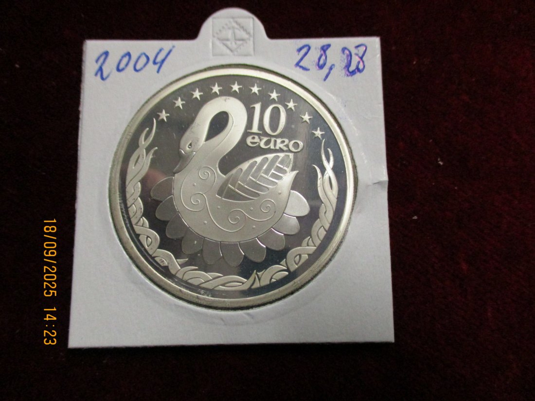  Irland 2004 - 925er Silber Gewicht: 28,28g   