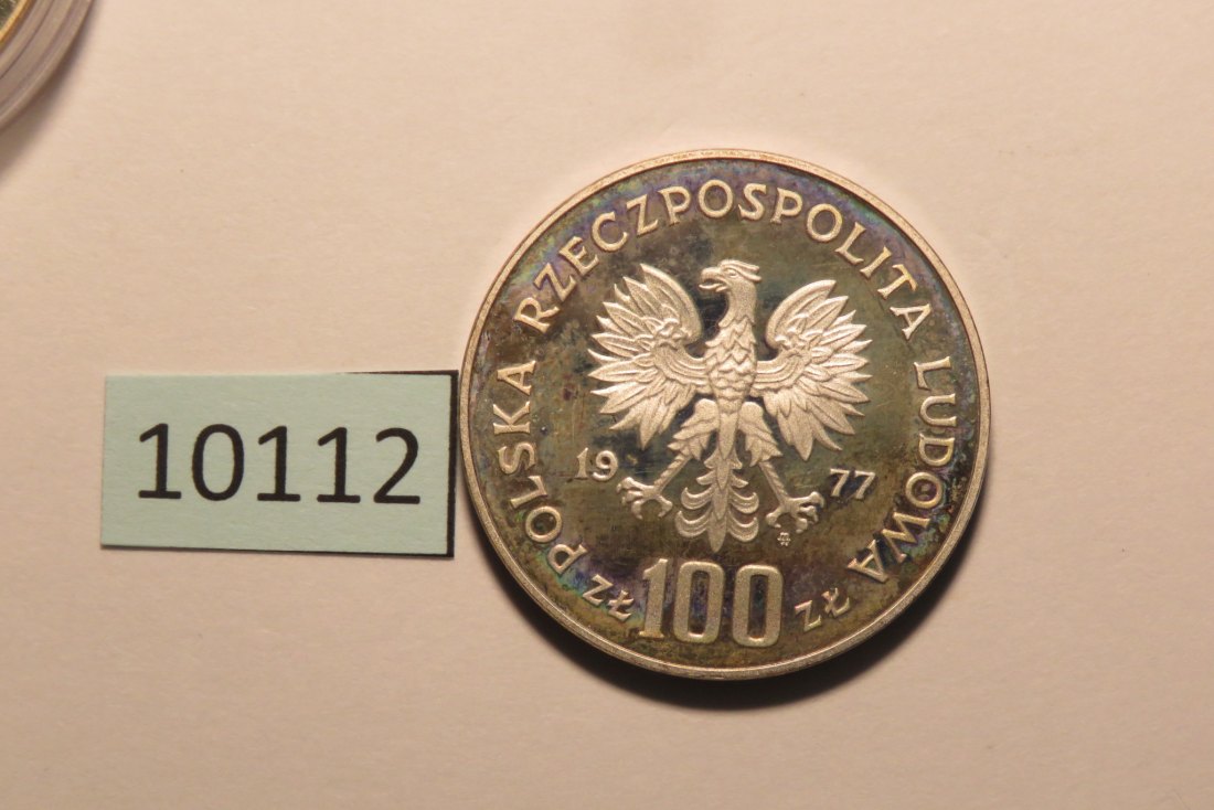  10112 Polen 1977 - PROBA 100 zt - Reymont   
