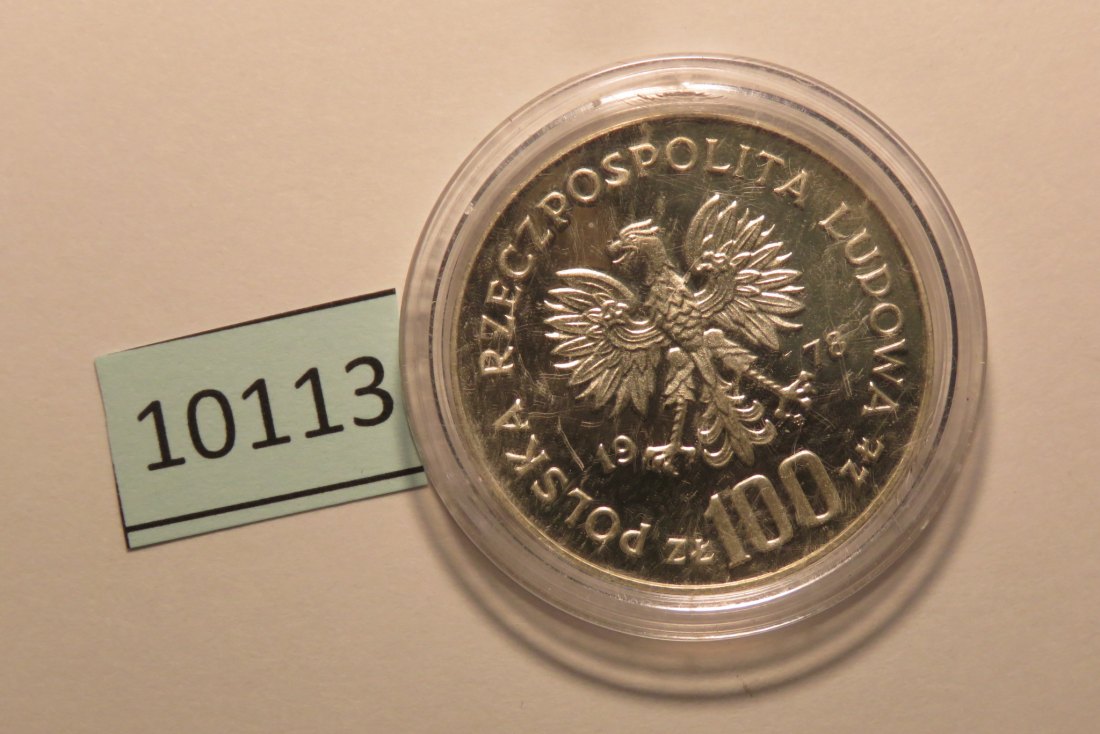  10113 Polen 1978 - PROBA 100 zt - Adam Mickiewicz   