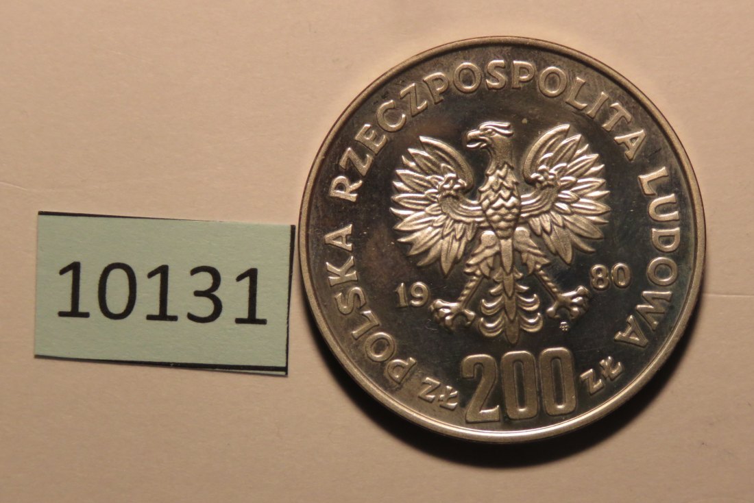  10131 Polen 1980 - PROBA 200 zt - Boleslaw I. Chrobry   