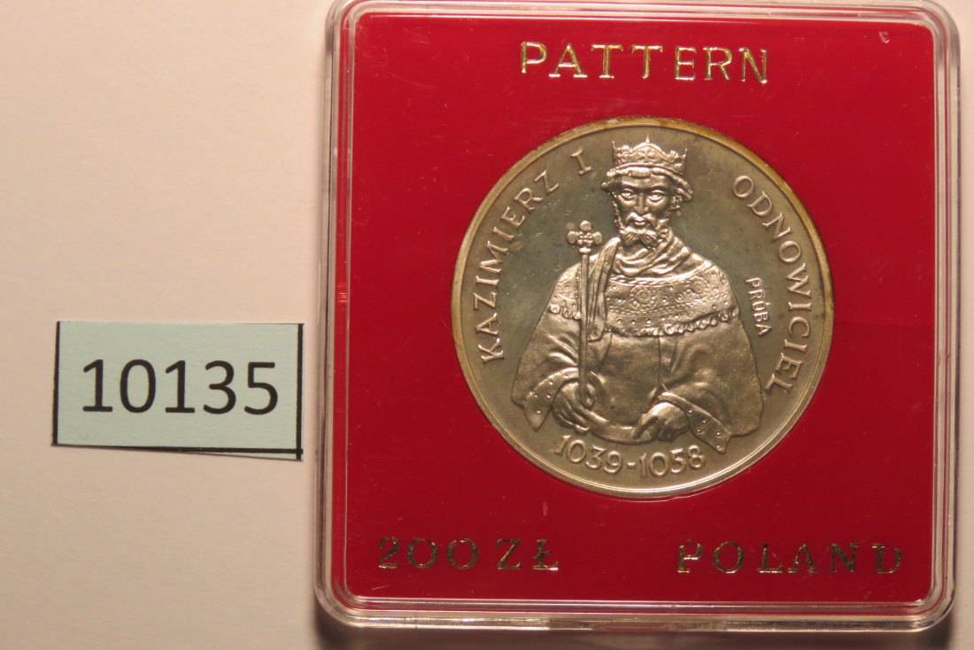  10135 Polen 1980 - PROBA 200 zt - Kasimir I. Odnowiziel   