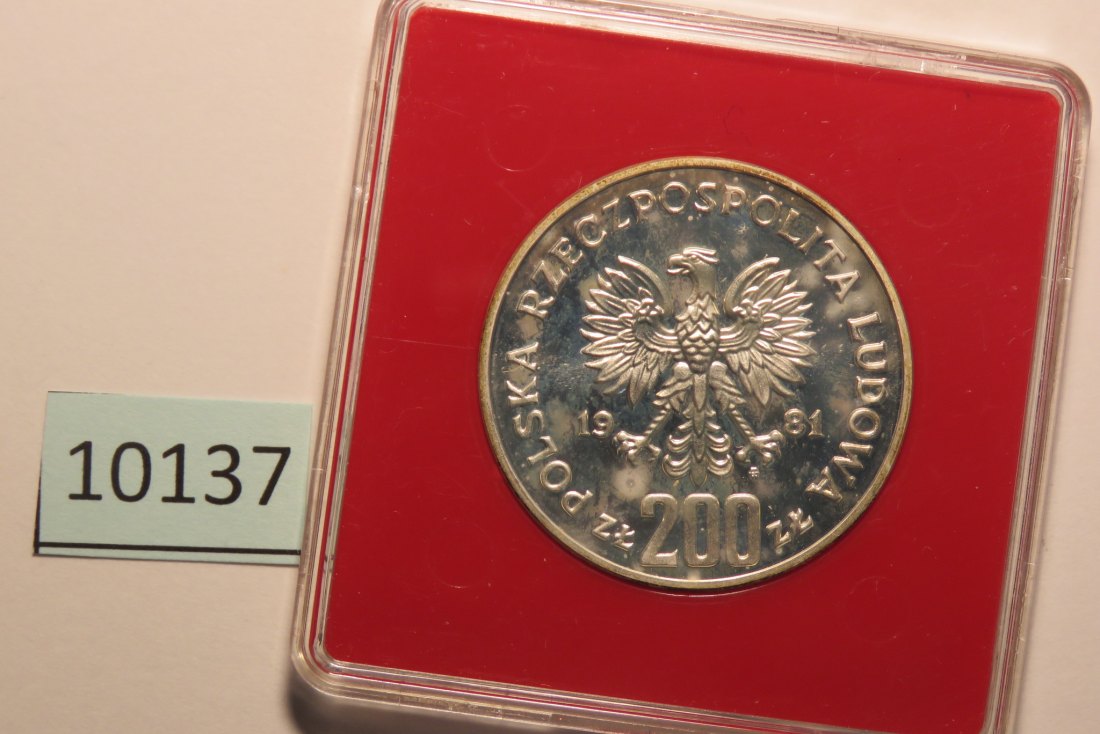  10137 Polen 1981 - PROBA 200 zt - Boleslaw II  Smialy   