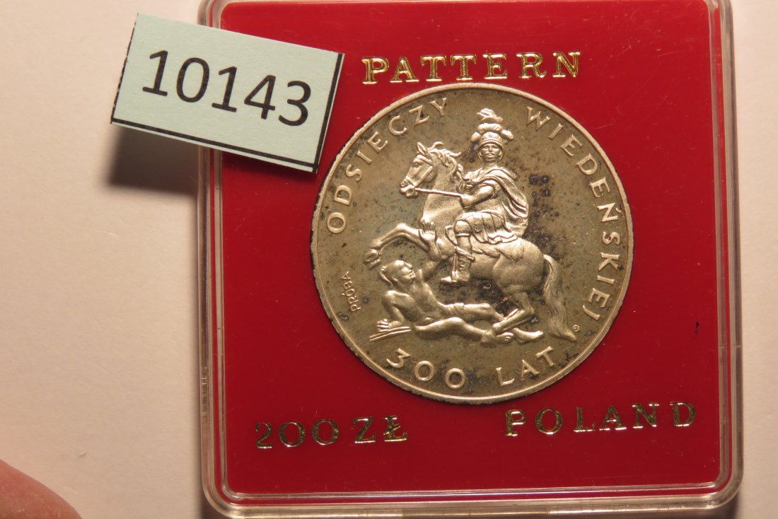  10143 Polen 1983 - PROBA 200 zt - Reiter + Indianer   