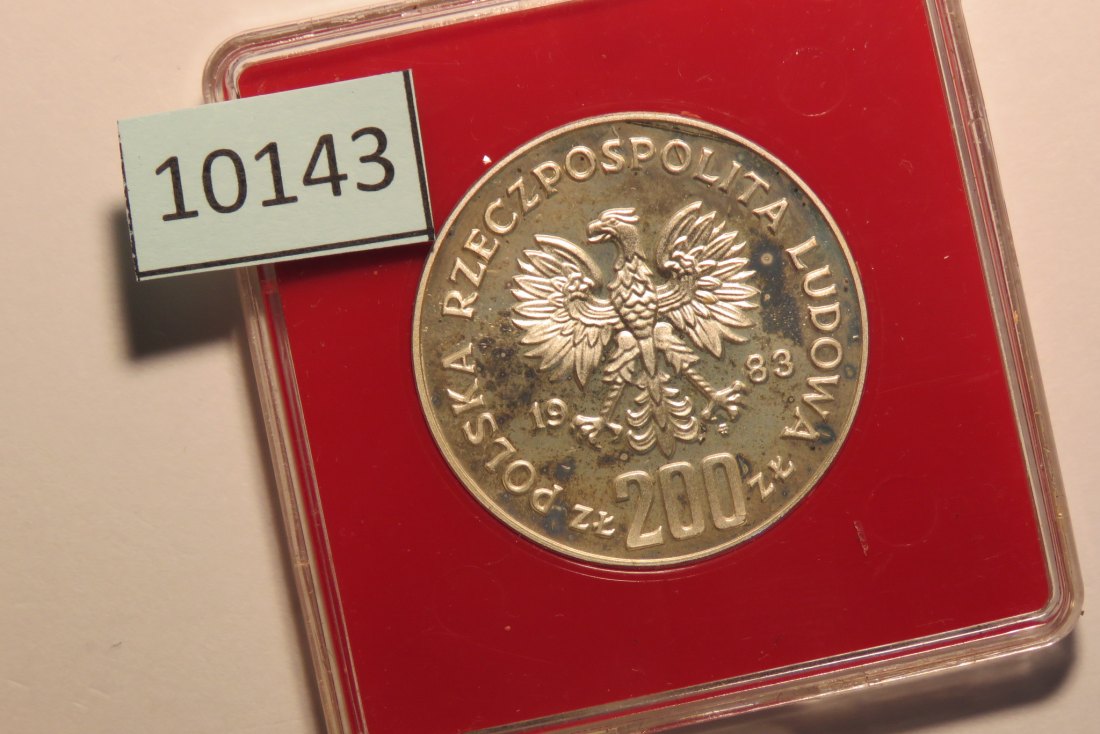  10143 Polen 1983 - PROBA 200 zt - Reiter + Indianer   