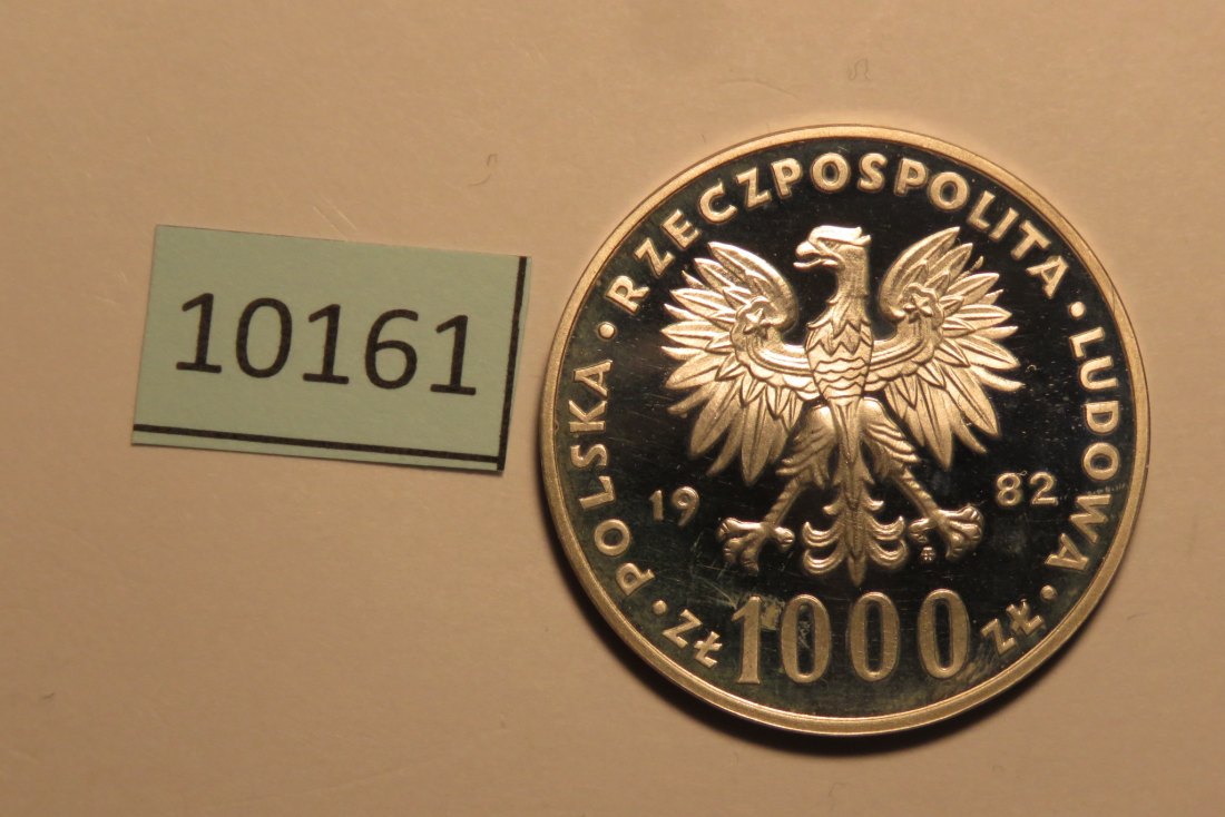  10161 Polen 1982 - PROBA 1000 zt - Papst Joh. Paul II   