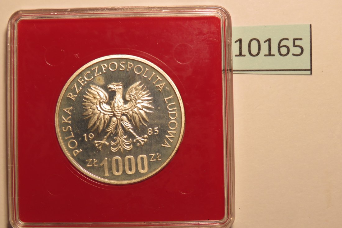 10165 Polen 1985 - PROBA 1000 zt - 40 Jahre U N O   