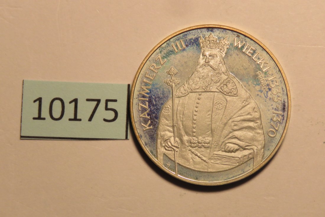  10175 Polen 1987 - PROBA 1000 zt - Kasimir III   