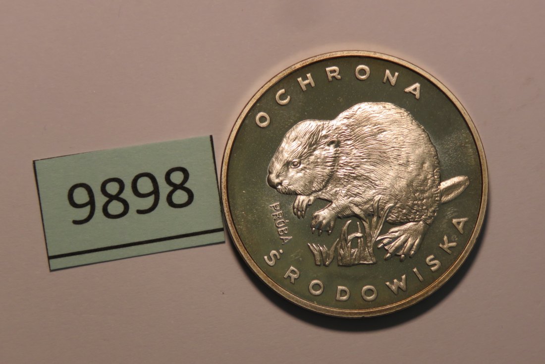  9898  Polen 1978 - PROBA 100 zt - Biber   