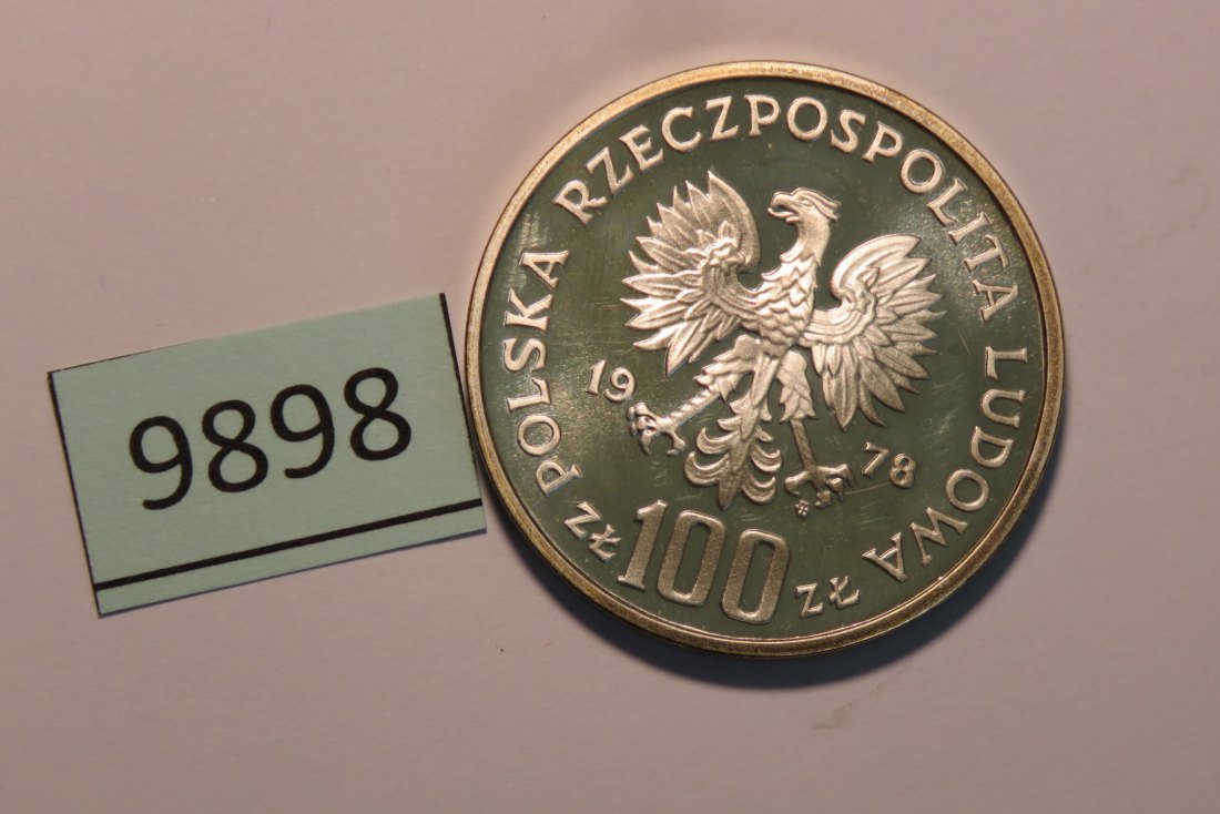  9898  Polen 1978 - PROBA 100 zt - Biber   