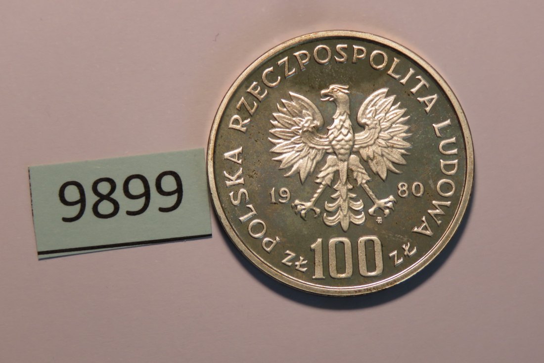  9899  Polen 1980 - PROBA 100 zt - Auerhahn   