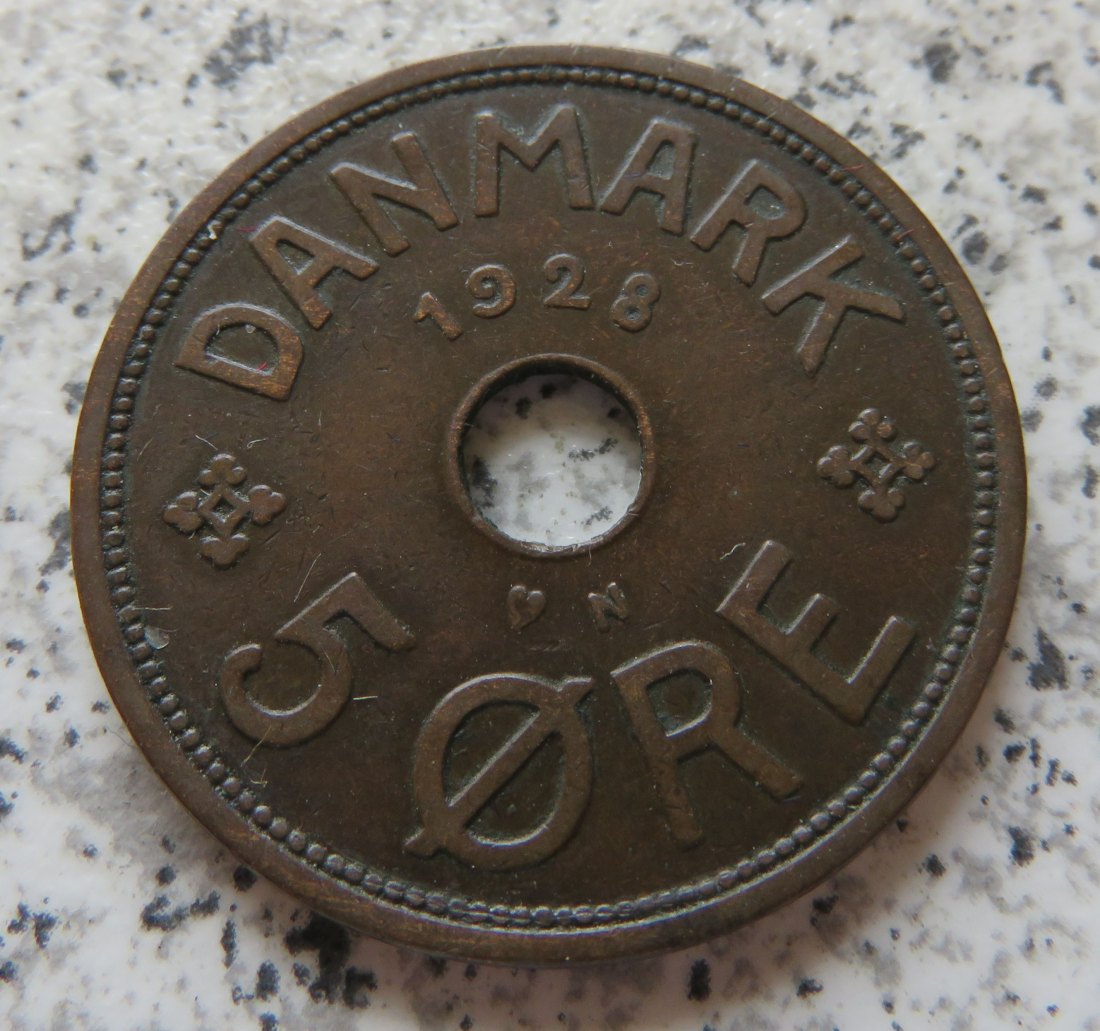  Dänemark 5 Öre 1928 N   