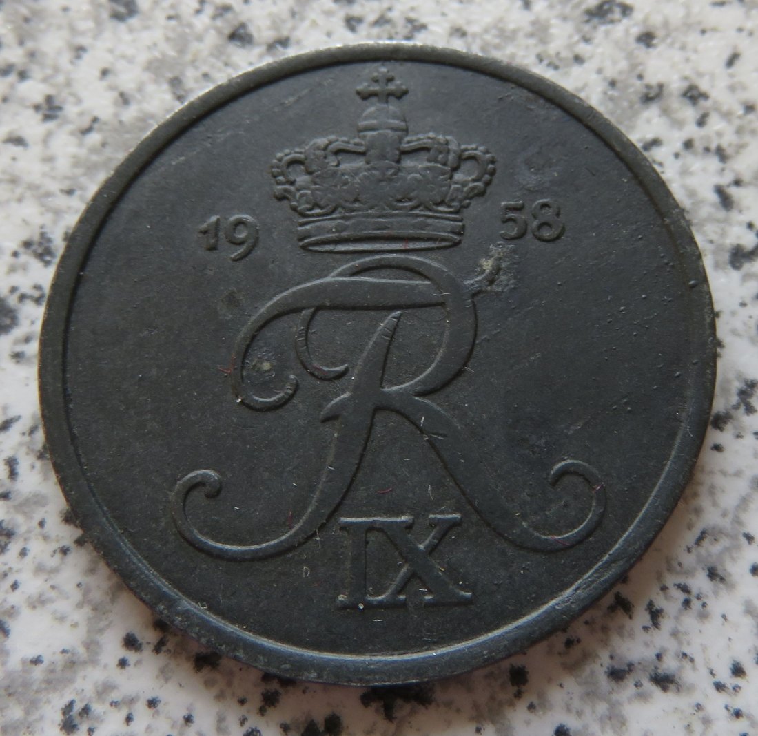  Dänemark 5 Öre 1958 C   