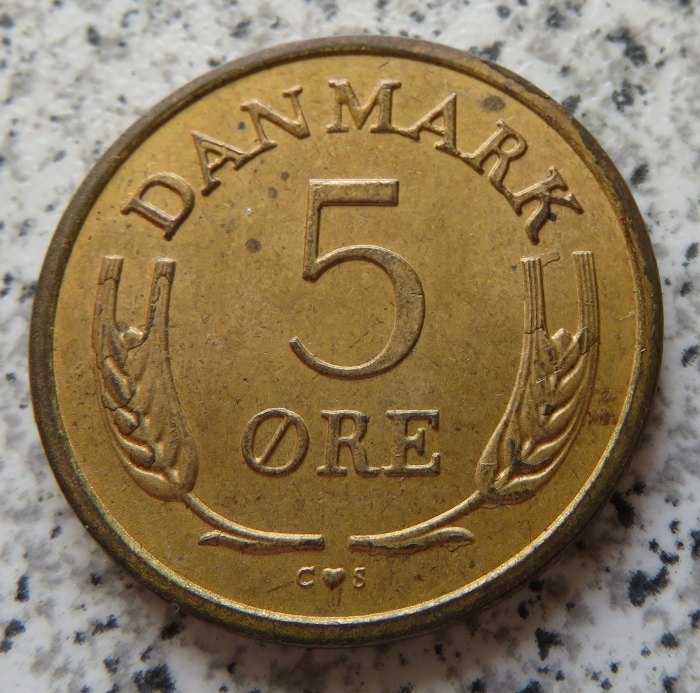  Dänemark 5 Öre 1966 C   