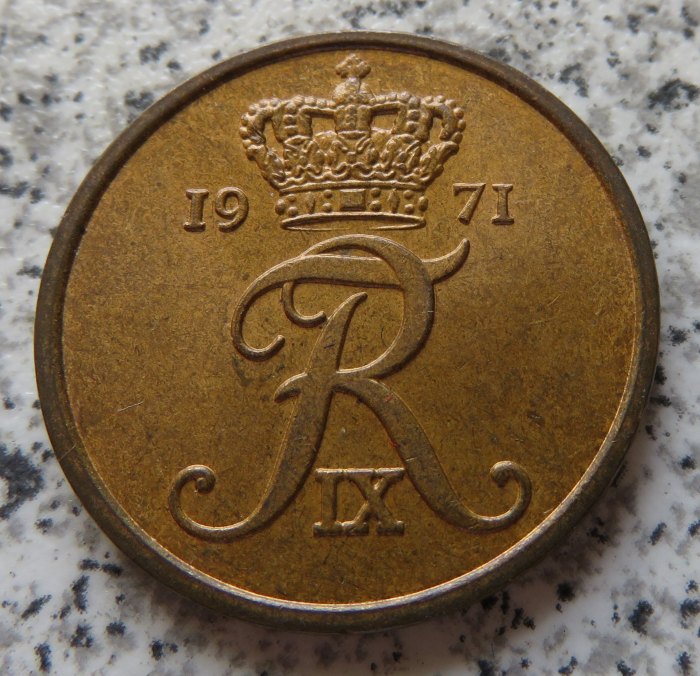  Dänemark 5 Öre 1971 C   