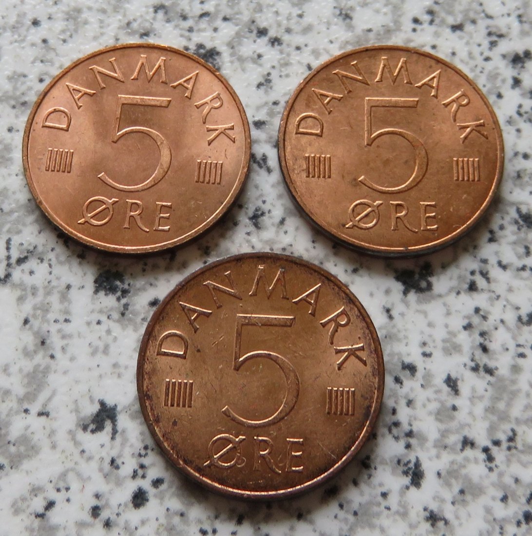 Dänemark 5 Öre 1979 - 1981 B; B, KM 859.2   