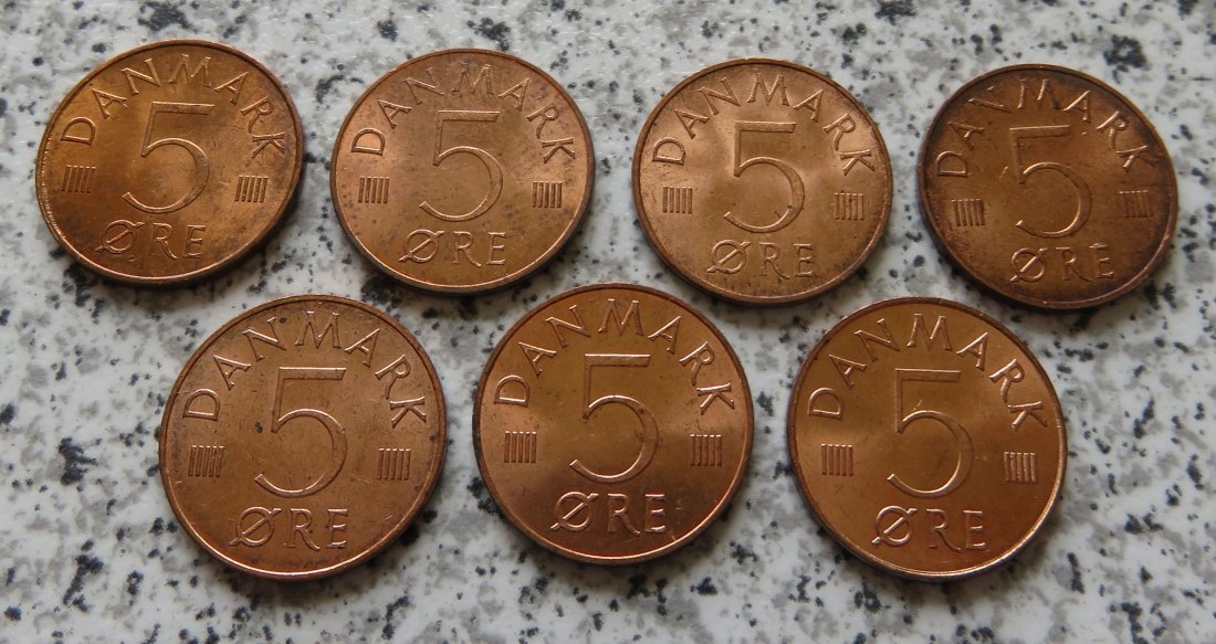  Dänemark 5 Öre 1982 - 1988 R; B, KM 859.3   
