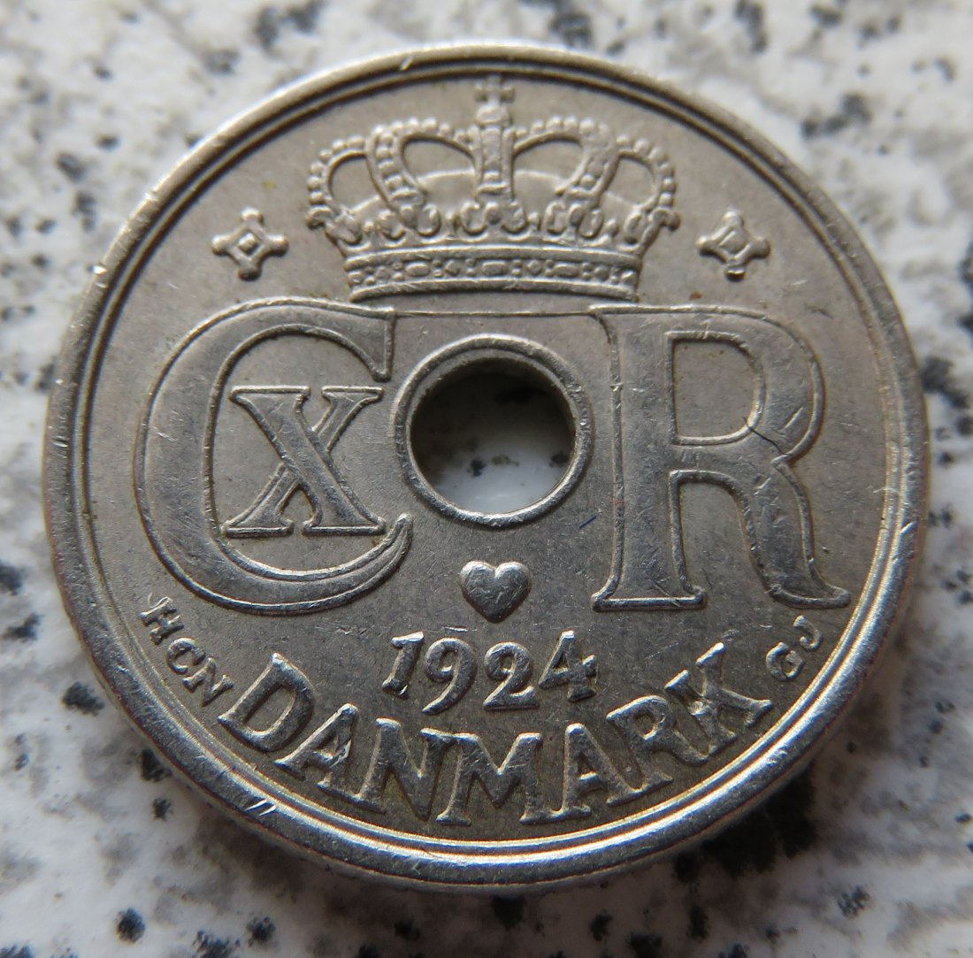  Dänemark 10 Öre 1924   