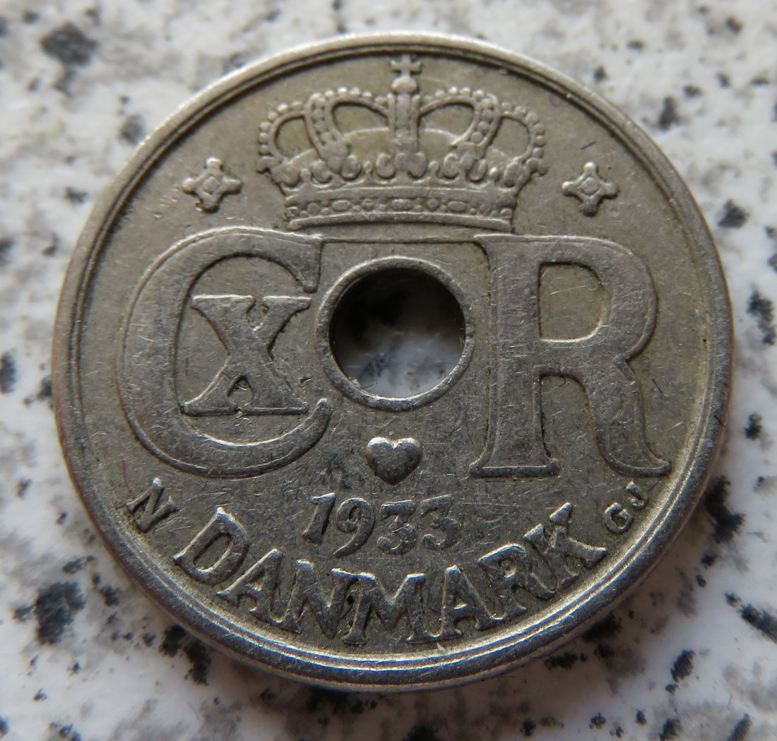  Dänemark 10 Öre 1933   